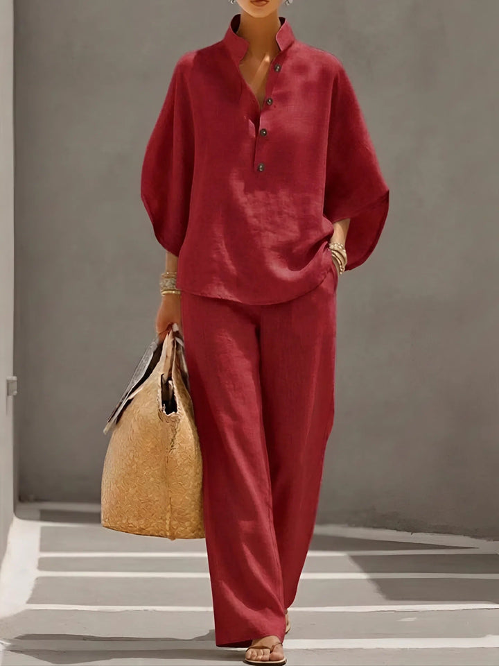 Elaine | Linen Cotton Two-Piece Set