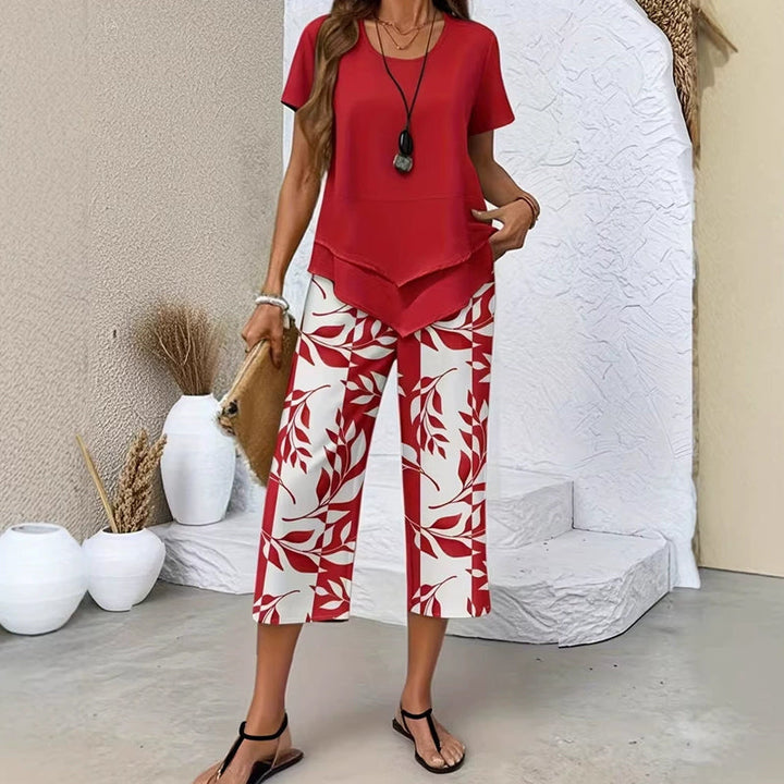 Flora | Comfortable Top & Trousers Set